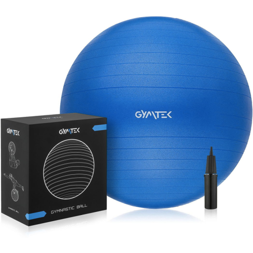 Купити Фітбол  Gymtek 65 cm синій + насос у Києві - фото №1